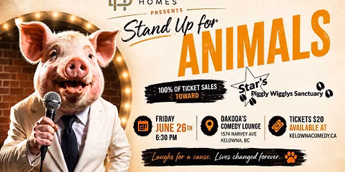 Bellamy Homes presents Stand Up for Animals for Star's Piggly Wigglys Sanctuary