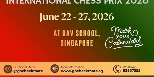 2nd DAV Go Checkmate International Chess Prix 2026