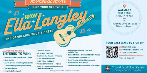 Alice Rock & Roll Summer Blood Drive