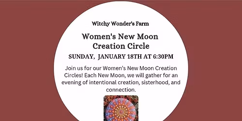 Women's New Moon Creation Circle - with Brittany Kerr