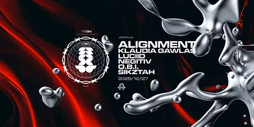 DUMDUM\u201925 W.E. | ALIGNMENT | KLAUDIA GAWLAS | LUCIID | NEGITIV | O.B.I | 12.27. | ARZEN\u00c1L