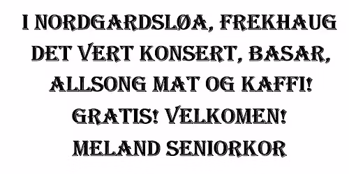 Julekonsert og basar