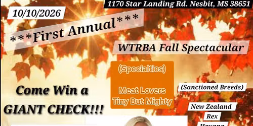 WTRBA Fall Spectacular *First Annual*