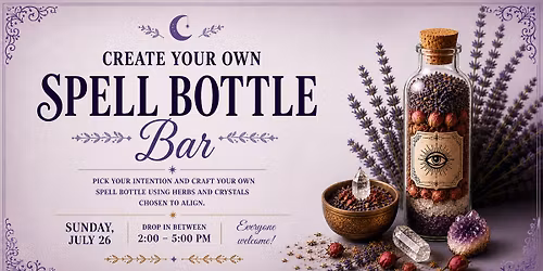 Spell Bottle Bar - Drop in Event