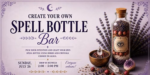 Spell Bottle Bar - Drop in Event