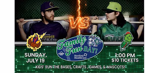 Hartford Bouncing Pickles vs. Thunder Chickens - Family Fun Day w\/ Bark in the Park