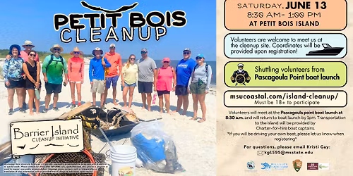 Petit Bois Barrier Island Cleanup