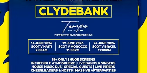 Tartan Army Zone: Scotland Vs Haiti (Clydebank)
