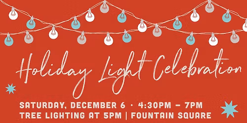 Downtown Evanston Holiday Light Celebration