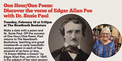 One Hour\/One Poem: Discover the verse of Edgar Allan Poe