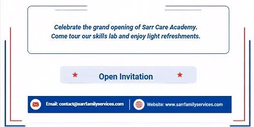 Sarr Care Academy Grand Opening