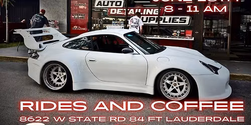 Rides & Coffee at Detail Superstore Ft Lauderdale