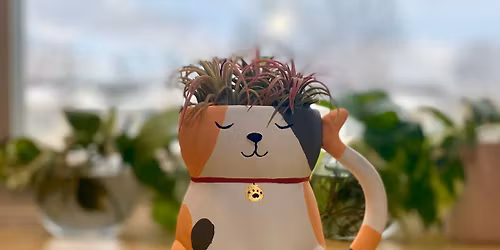 Cat Planter Painting Workshop