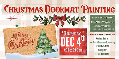 Christmas Doormat Painting