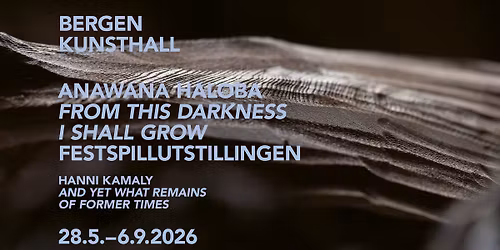 \u00c5pning: Anawana Haloba Festspillutstillingen 2026 + Hanni Kamaly