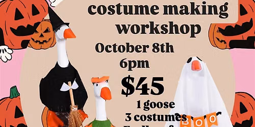 Desktop Goose costume making workshop