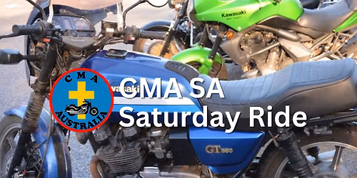 CMA Saturday Ride \u2013 Aug 2026