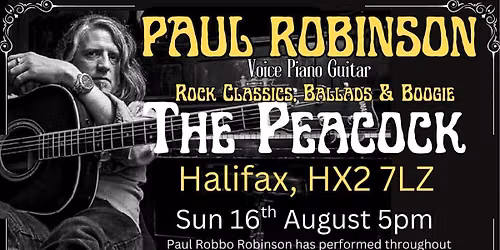 Paul Robinson live at The Peacock