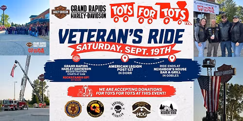 Toys for Tots Veteran's Ride