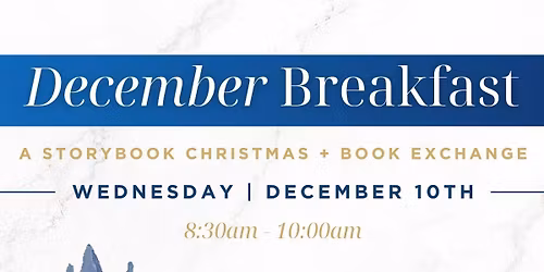 A Storybook Christmas Breakfast & Book Exchange