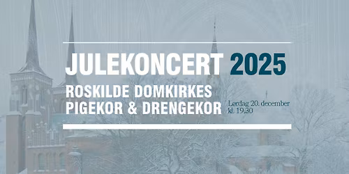 Julekoncert \/\/ Roskilde Domkirkes Pigekor & Drengekor - UDSOLGT