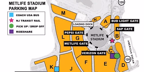 PARKING: NFL Preseason - New York Giants vs. Minnesota Vikings