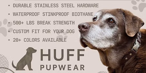 Huff Pupwear at the Davis Family Farmers Market