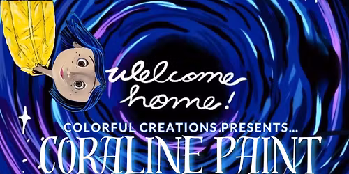 Coraline Paint Party: Tote Bag Edition 🪡💙