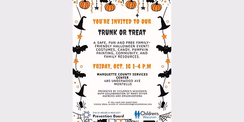 Trunk or Treat- Montello