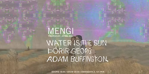 Water Is The Sun\/\u00de\u00f3rir Georg\/Adam Buffington