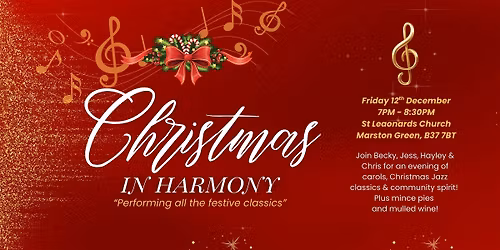Christmas in Harmony - Performing all the festive classics!