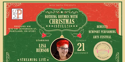 Miss Smith Presents Lisa Benson in Nothing Rhymes with Christmas (Still!)