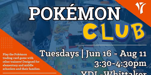 Pok\u00e9mon Club (Ages 6-16)