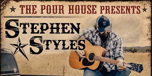 STEPHEN STYLES live at The Pour House!