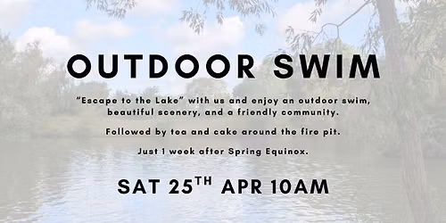 Outdoor Swim - April 