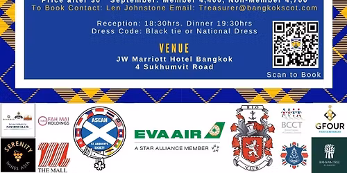 BANGKOK ST ANDREW'S SOCIETY Annual Charity Ball 2025