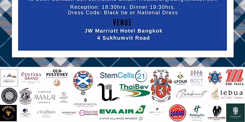 BANGKOK ST ANDREW'S SOCIETY Annual Charity Ball 2025