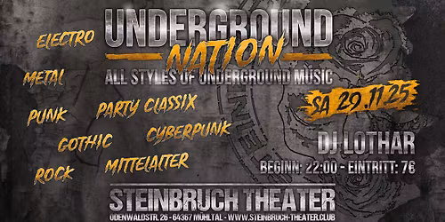 Underground Nation mit DJ LoTHaR