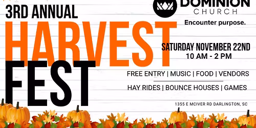 3rd Annual Harvest Fest