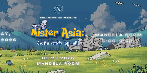 Binghamton VSA Mister Asia: Gotta Catch 'Em all!