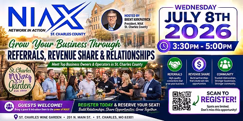 July Meeting & Business Networking - Network In Action St. Charles County