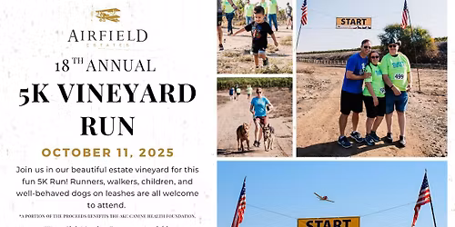18th Annual 5K Vineyard Run