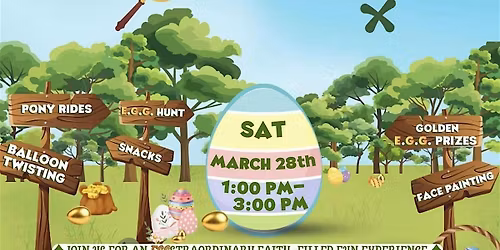 Easter E.G.G. HUNT Experiencing God's Grace