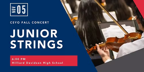 Junior Strings Fall Concert