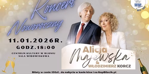 Koncert Noworoczny Alicja Majewska i W\u0142odzimierz Korcz