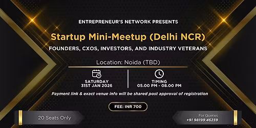 Startup Mixer (Noida)