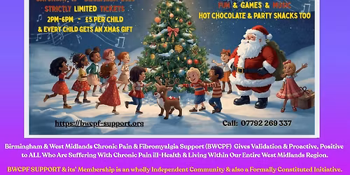 BWCPF SUPPORT - CHILDREN'S CHRISTMAS PARTY - 13.12.25