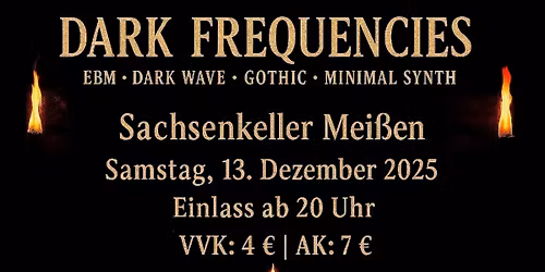 DARK FREQUENCIES \u2013 Die Nacht der dunklen Kl\u00e4nge