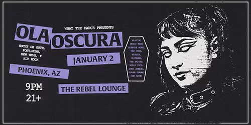 OLA OSCURA: NOCHE DE GOTH WAVE Y ALT ROCK