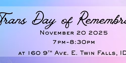 Trans Day of Remembrance 2025